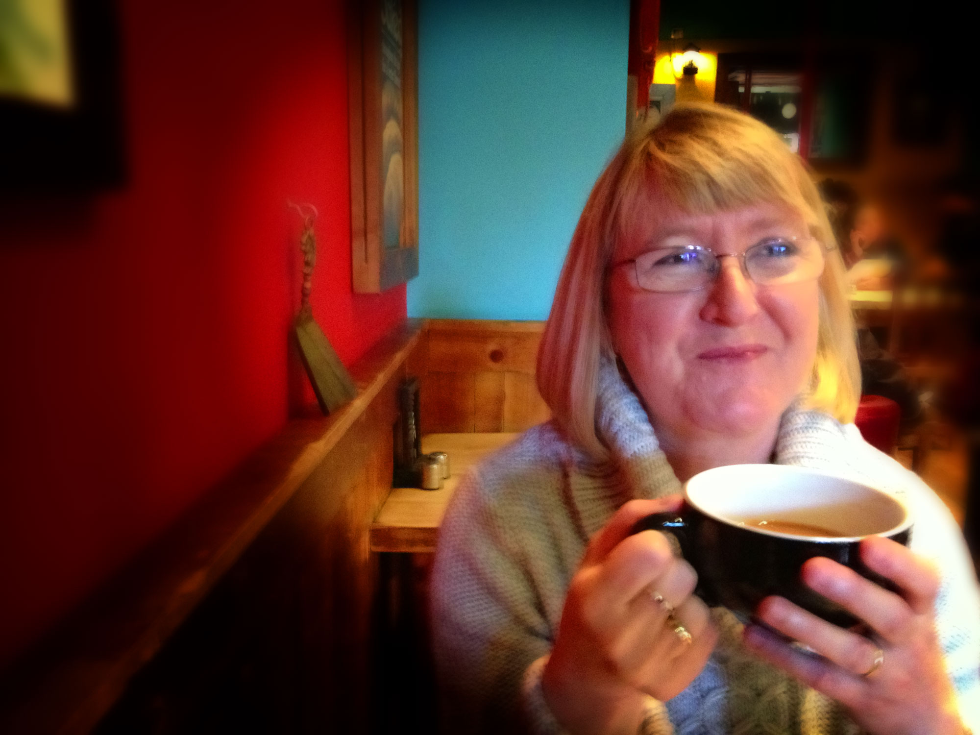 Portrait of Claire Sanders, book editor and proofreader