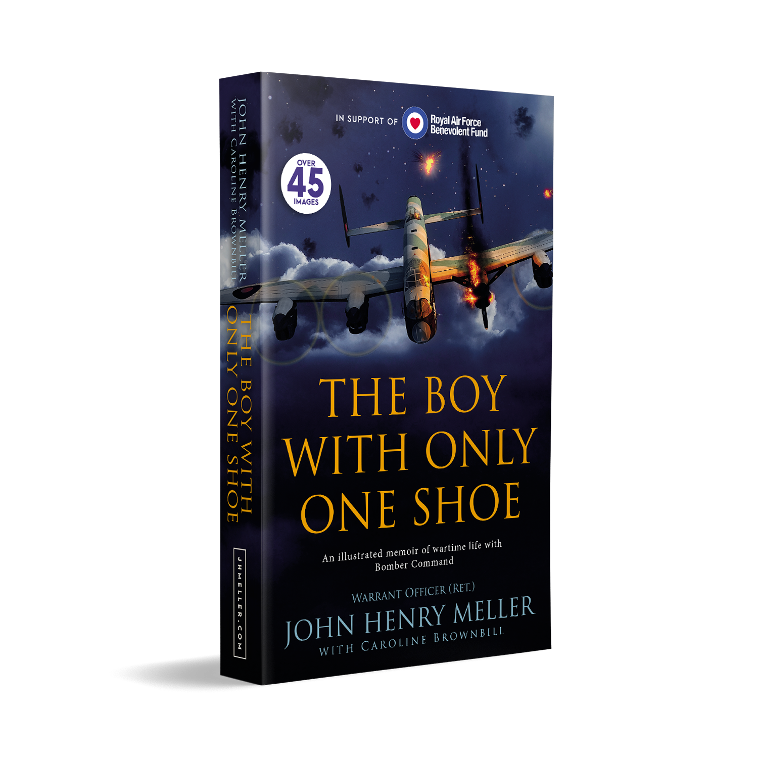Book cover design  of "The Boy With Only One Shoe" by John Henry Meller and Caroline Brownbill. Book Developmental editing, and proofreading is by Claire Sanders. Discover more about Claire's work at clairesanders.uk